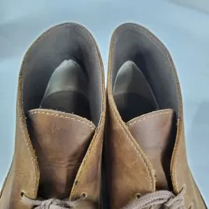 Clarks Desert Chukka Boots Mens Size 11 M Brown Bushacre Leather 82286 EUC Clarks Desert Chukka Boots Mens Sz 11 M Brown Bushacre  main image 4